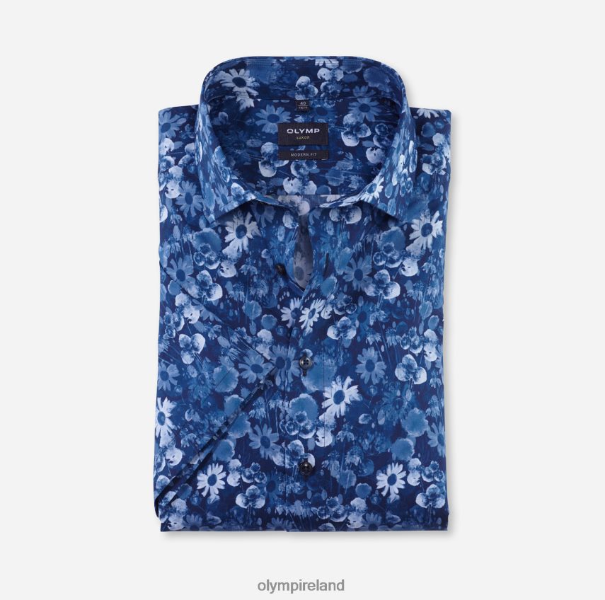 Clothing OLYMP Luxor Modern Fit, Business Shirt, Global Kent, Marine 24L846977