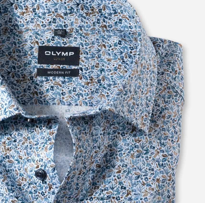 Clothing OLYMP Luxor Modern Fit, Business Shirt, Global Kent, Natural 24L8461289