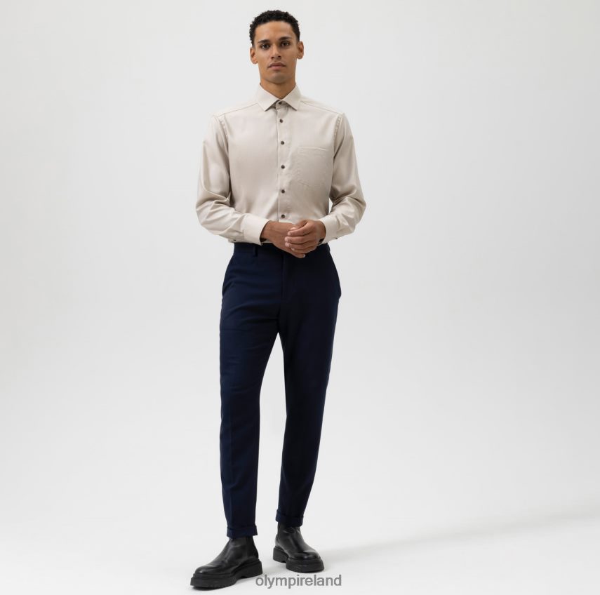 Clothing OLYMP Luxor Modern Fit, Business Shirt, Global Kent, Natural 24L8461337