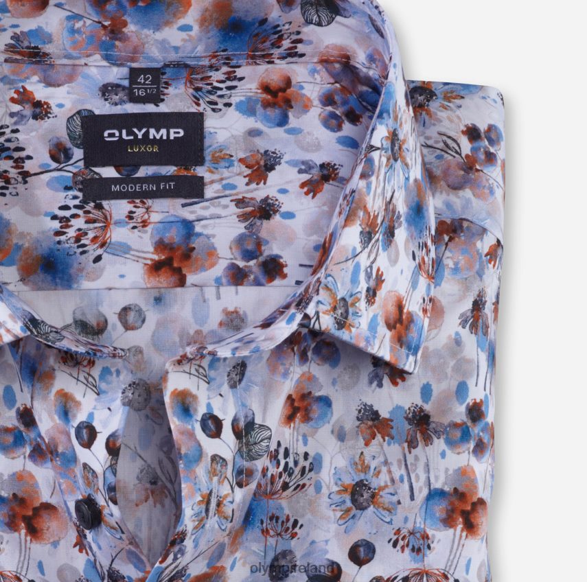 Clothing OLYMP Luxor Modern Fit, Business Shirt, Global Kent, Orange 24L8461159