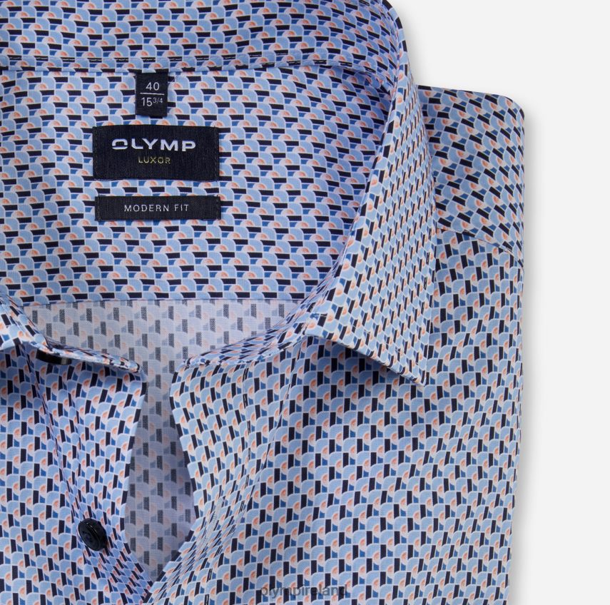 Clothing OLYMP Luxor Modern Fit, Business Shirt, Global Kent, Orange 24L8461192