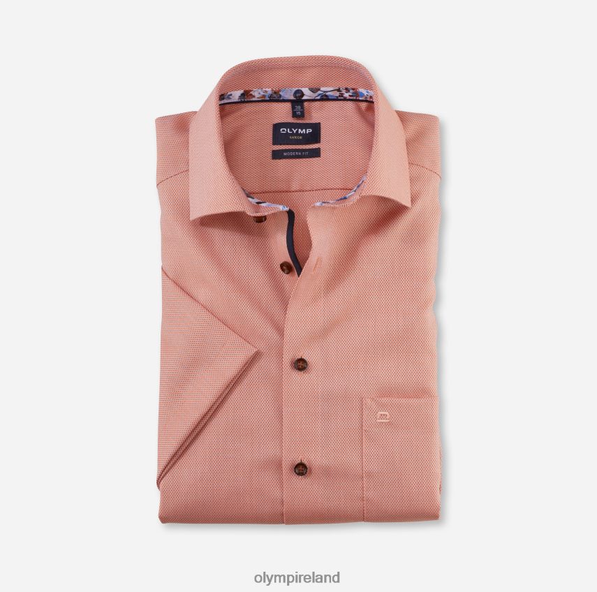 Clothing OLYMP Luxor Modern Fit, Business Shirt, Global Kent, Orange 24L846952