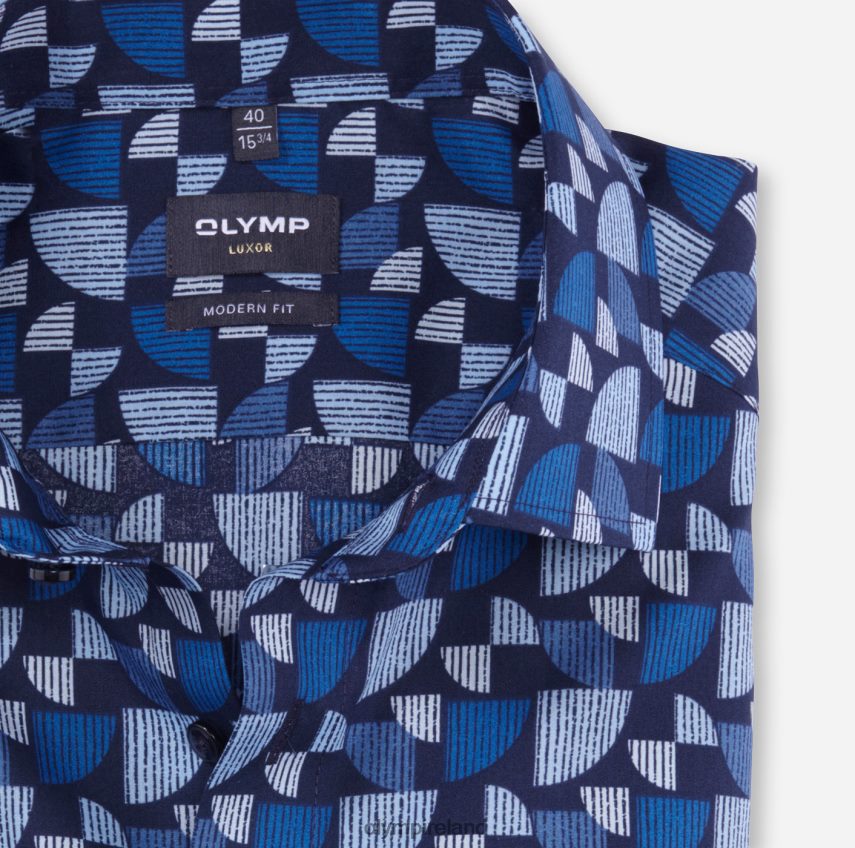 Clothing OLYMP Luxor Modern Fit, Business Shirt, Global Kent, Royal 24L8461055