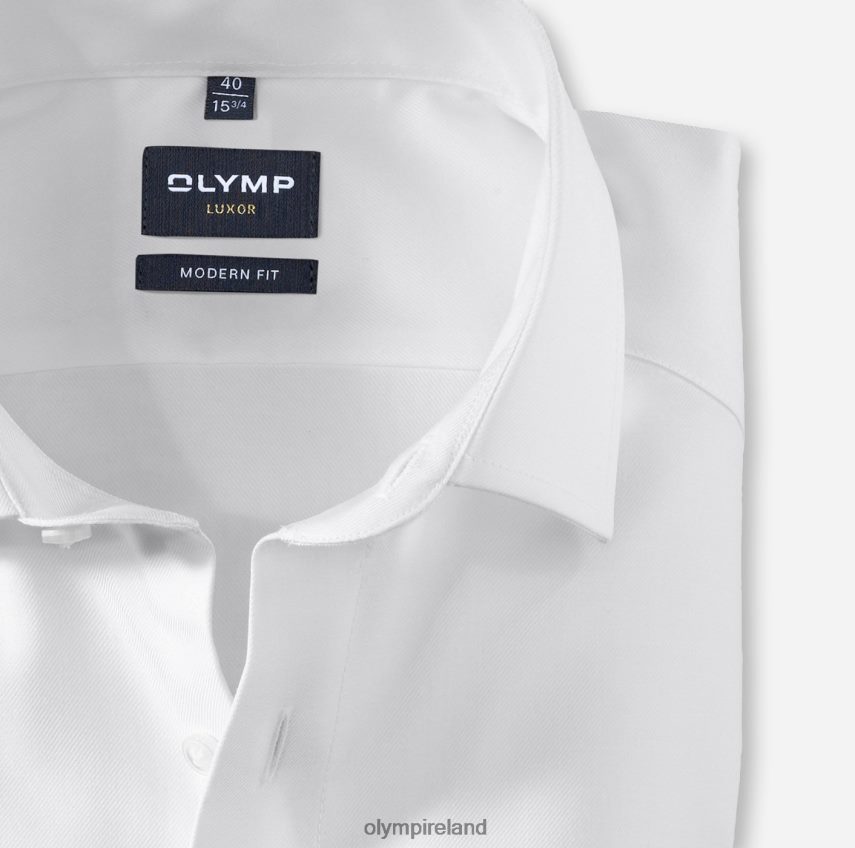Clothing OLYMP Luxor Modern Fit, Business Shirt, Global Kent, White 24L8461081