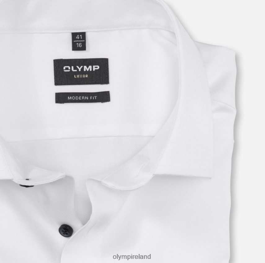 Clothing OLYMP Luxor Modern Fit, Business Shirt, Global Kent, White 24L846954