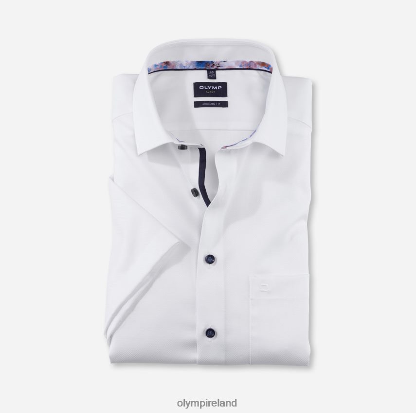 Clothing OLYMP Luxor Modern Fit, Business Shirt, Global Kent, White 24L846973