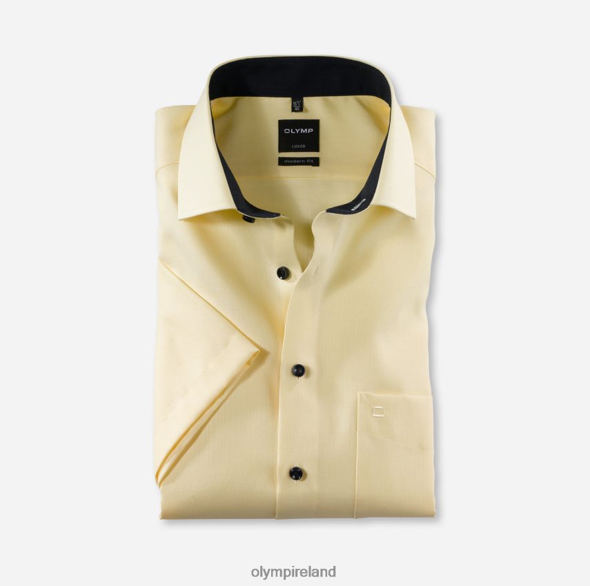 Clothing OLYMP Luxor Modern Fit, Business Shirt, Global Kent, Yellow 24L8461315