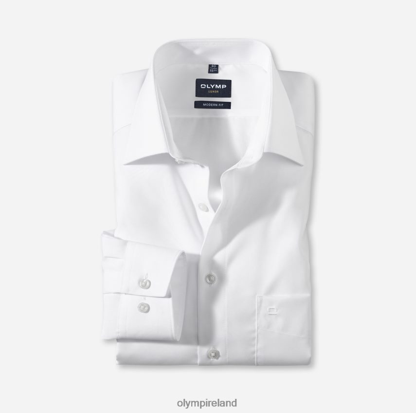 Clothing OLYMP Luxor Modern Fit, Business Shirt, Long Sleeve Extra Long (72 Cm), New Kent, White 24L8461450