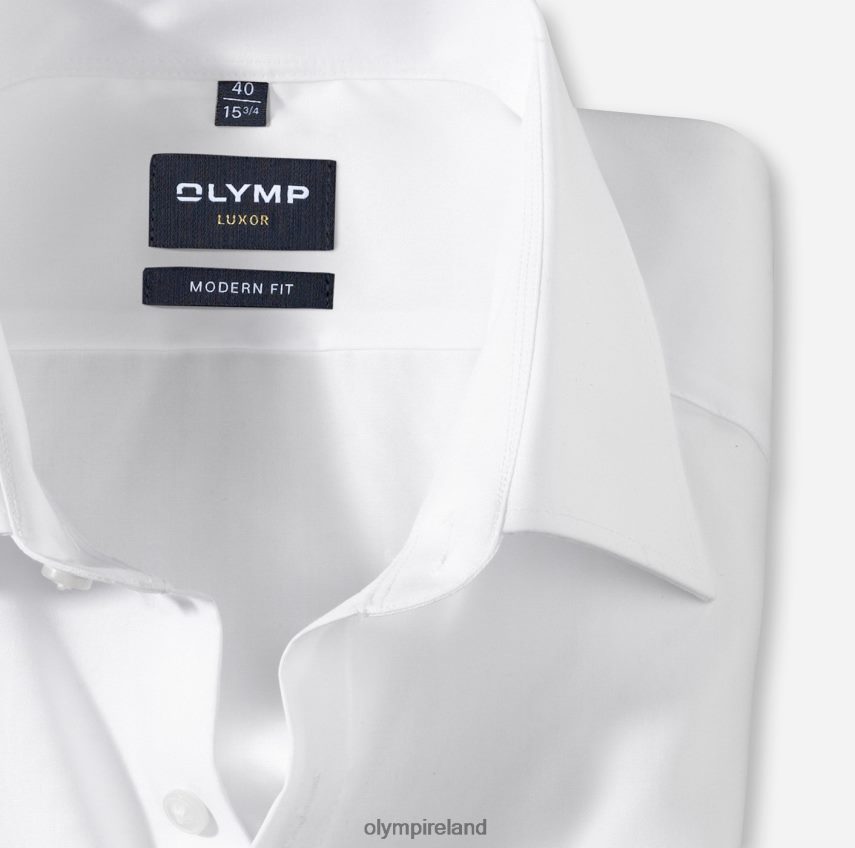 Clothing OLYMP Luxor Modern Fit, Business Shirt, Long Sleeve Extra Long (72 Cm), New Kent, White 24L8461450