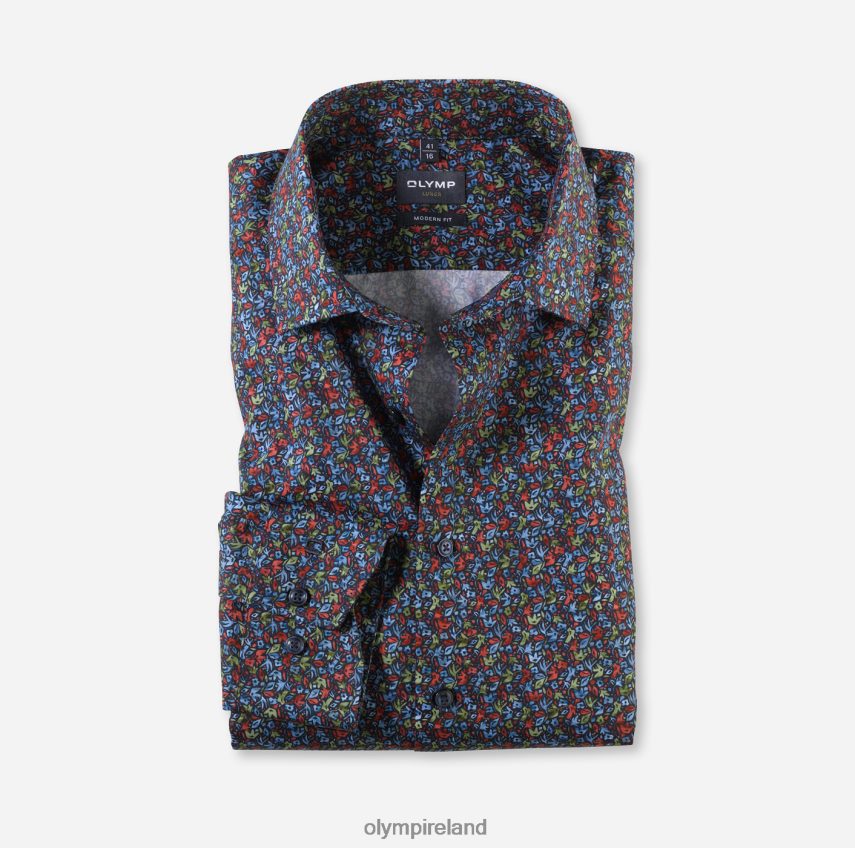 Clothing OLYMP Luxor Modern Fit, Business Shirt, Long Sleeve Extra Long, Global Kent, Red 24L8461434