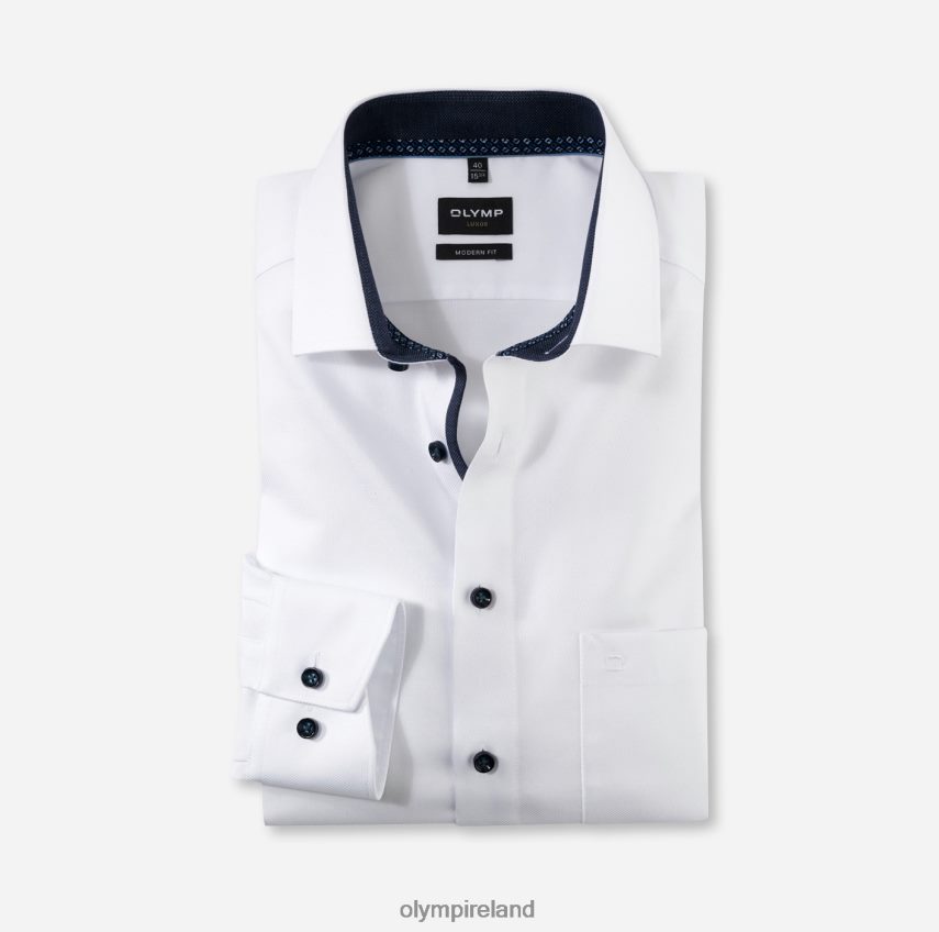 Clothing OLYMP Luxor Modern Fit, Business Shirt, Long Sleeve Extra Long, Global Kent, White 24L8461438