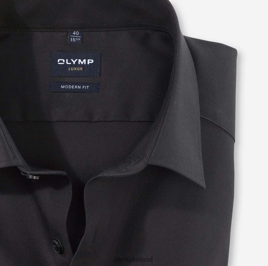 Clothing OLYMP Luxor Modern Fit, Business Shirt, Long Sleeve Extra Long, New Kent, Black 24L8461453