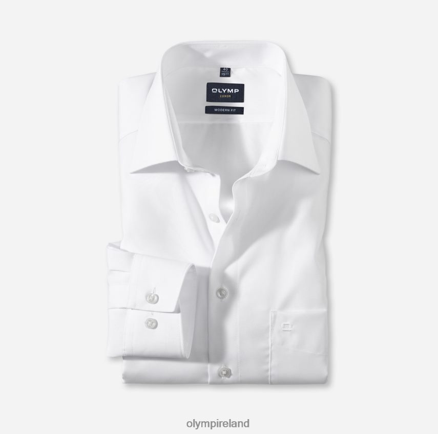 Clothing OLYMP Luxor Modern Fit, Business Shirt, Long Sleeve Extra Long, New Kent, White 24L8461449