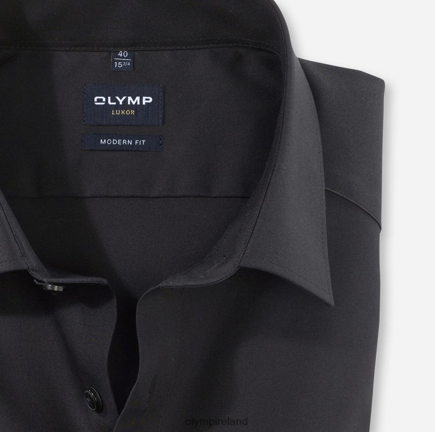 Clothing OLYMP Luxor Modern Fit, Business Shirt, New Kent, Black 24L8461380