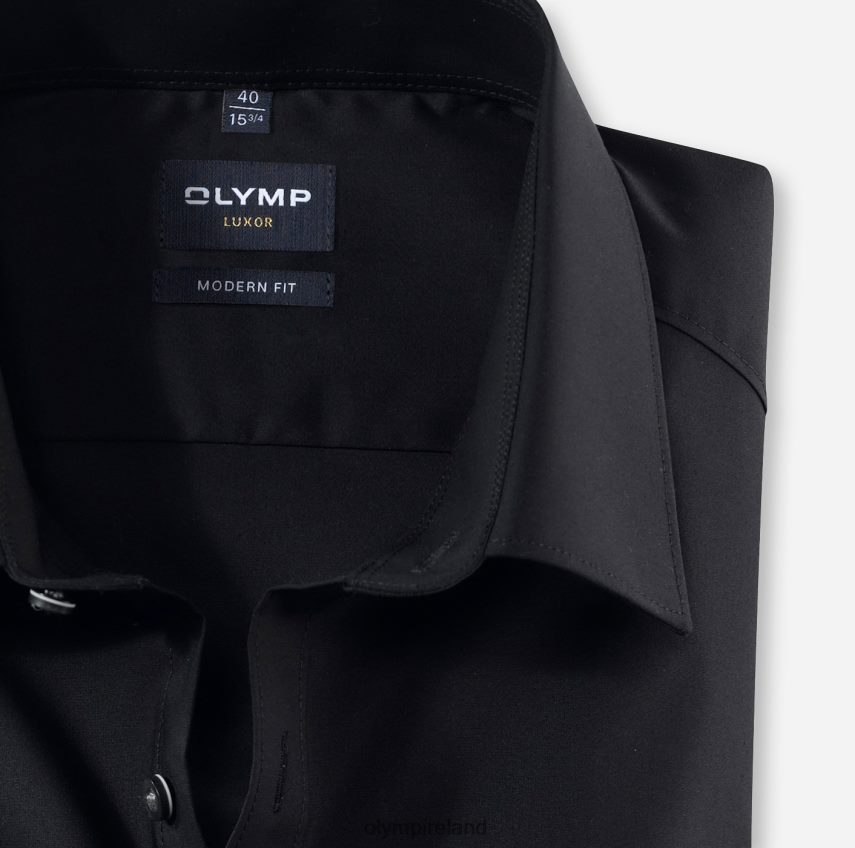Clothing OLYMP Luxor Modern Fit, Business Shirt, New Kent, Black 24L8461381