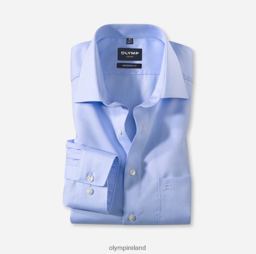 Clothing OLYMP Luxor Modern Fit, Business Shirt, New Kent, Bleu 24L8461006