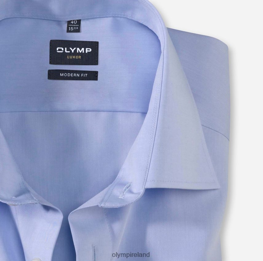 Clothing OLYMP Luxor Modern Fit, Business Shirt, New Kent, Bleu 24L8461389