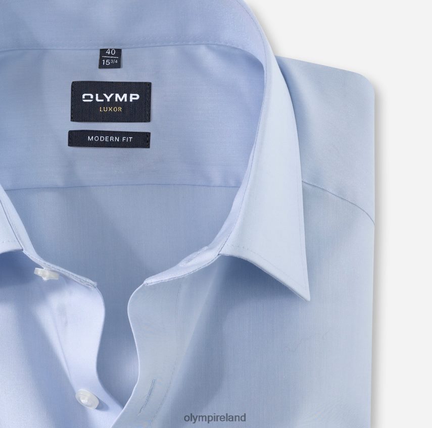 Clothing OLYMP Luxor Modern Fit, Business Shirt, New Kent, Bleu 24L8461391