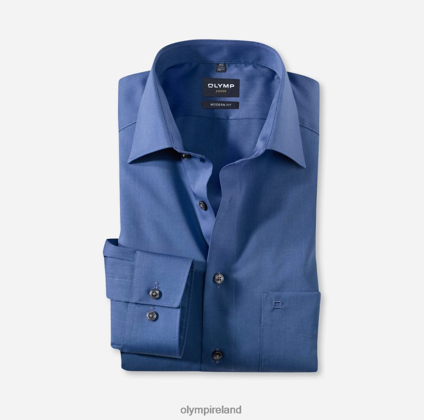 Clothing OLYMP Luxor Modern Fit, Business Shirt, New Kent, Indigo 24L8461384