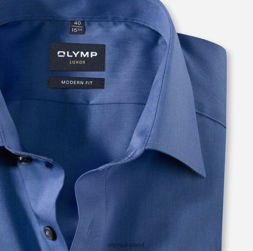 Clothing OLYMP Luxor Modern Fit, Business Shirt, New Kent, Indigo 24L8461384