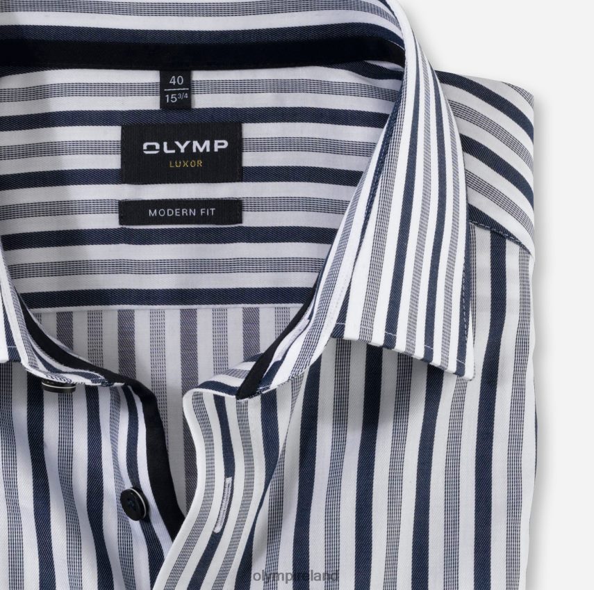 Clothing OLYMP Luxor Modern Fit, Business Shirt, New Kent, Marine 24L8461250