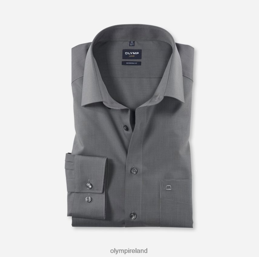 Clothing OLYMP Luxor Modern Fit, Business Shirt, New Kent, Medium Grey 24L8461392