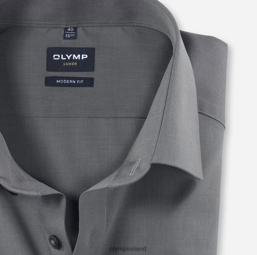 Clothing OLYMP Luxor Modern Fit, Business Shirt, New Kent, Medium Grey 24L8461392