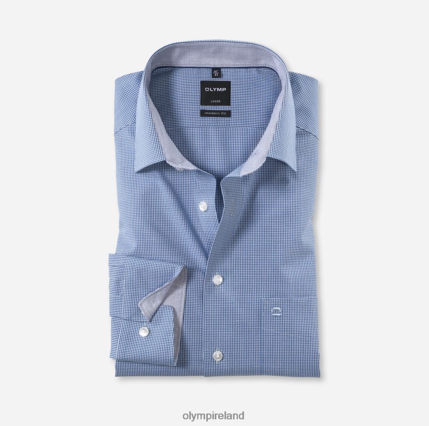 Clothing OLYMP Luxor Modern Fit, Business Shirt, New Kent, Royal 24L8461034
