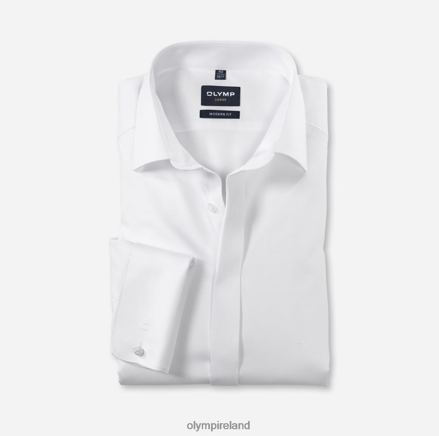 Clothing OLYMP Luxor Modern Fit, Business Shirt, New Kent, White 24L8461005