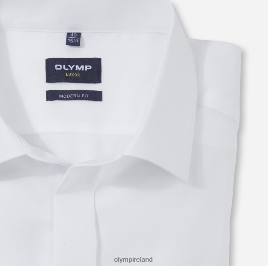 Clothing OLYMP Luxor Modern Fit, Business Shirt, New Kent, White 24L8461372