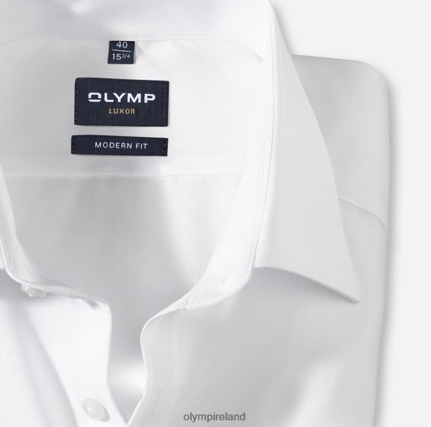 Clothing OLYMP Luxor Modern Fit, Business Shirt, New Kent, White 24L8461374