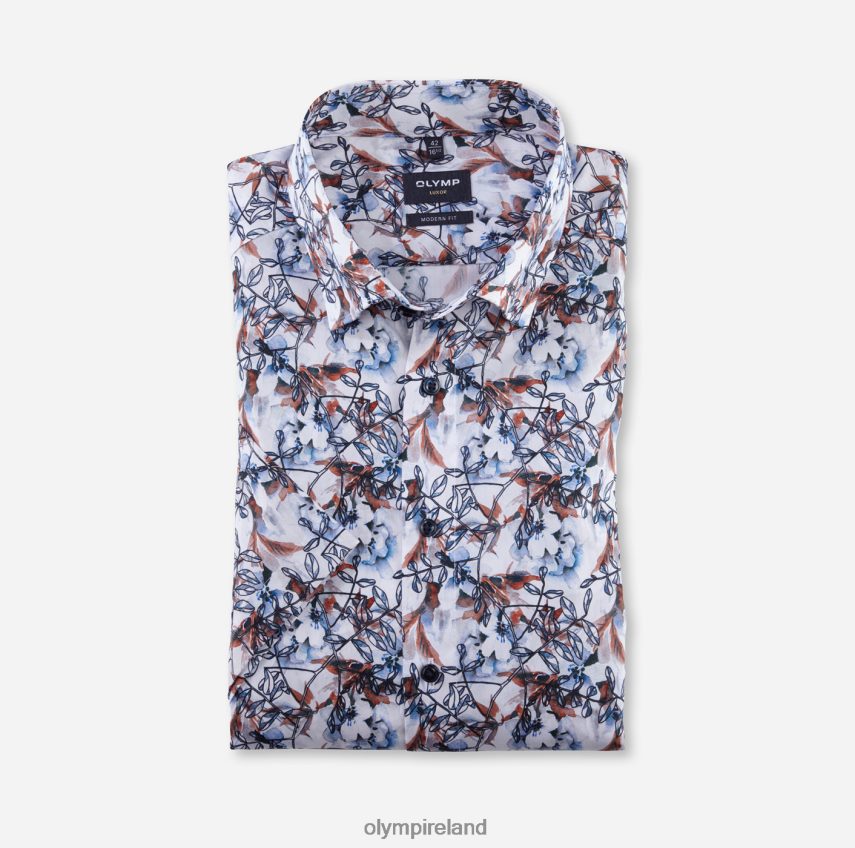 Clothing OLYMP Luxor Modern Fit, Business Shirt, Under Button-Down, Mandarin 24L8461123