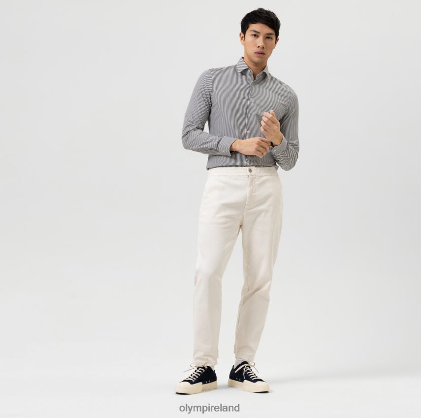 Clothing OLYMP No. Six 24/Seven Super Slim, Business Shirt, Modern Kent, Black 24L84612