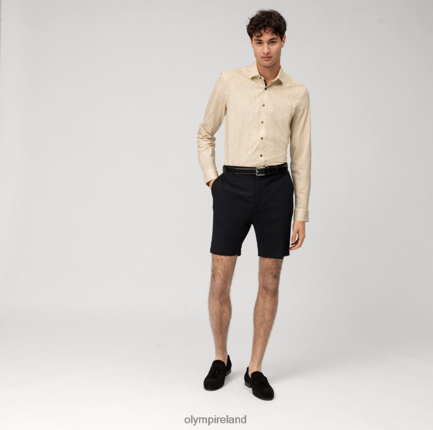 Clothing OLYMP No. Six 24/Seven Super Slim, Business Shirt, Modern Kent, Brass 24L846149