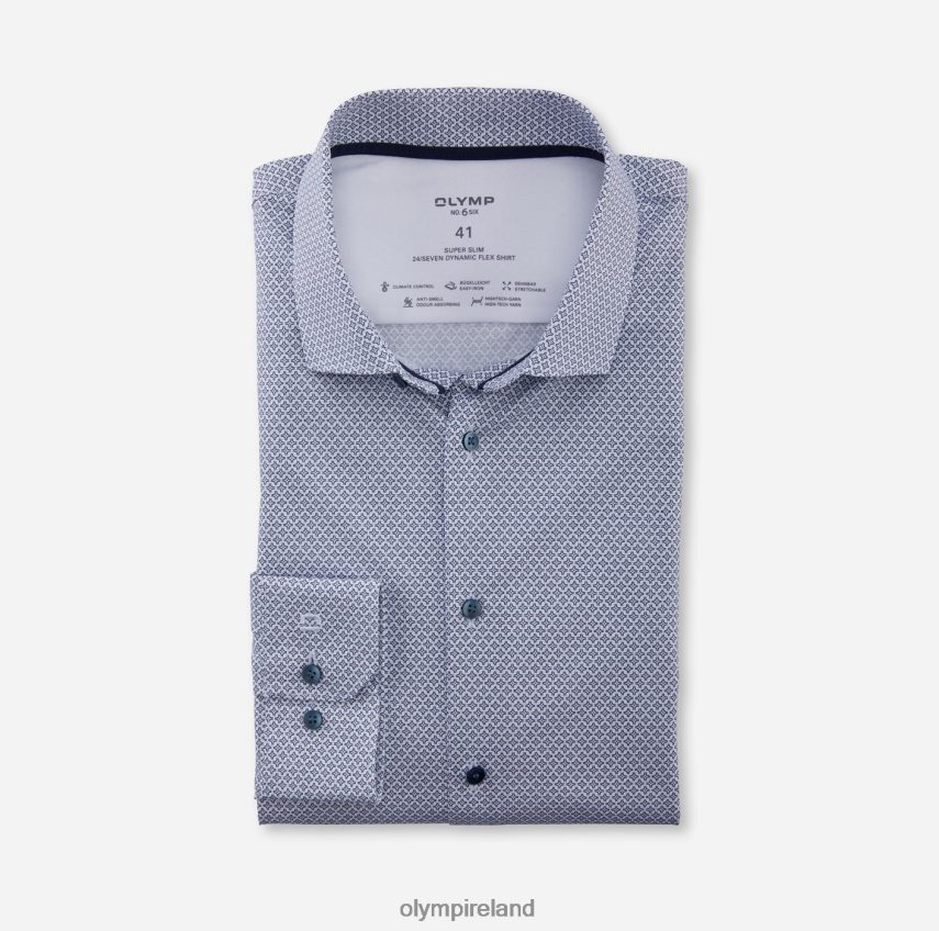 Clothing OLYMP No. Six 24/Seven Super Slim, Business Shirt, Modern Kent, Fuchsia 24L846234