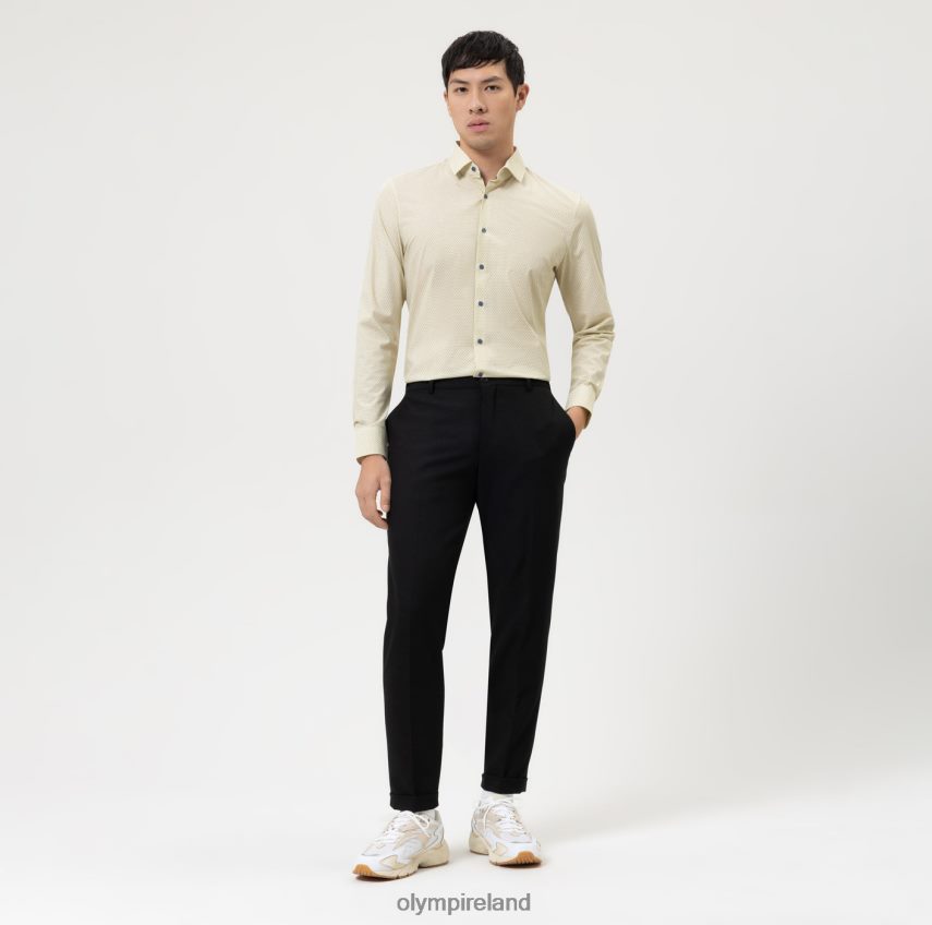 Clothing OLYMP No. Six 24/Seven Super Slim, Business Shirt, Modern Kent, Lime 24L846137