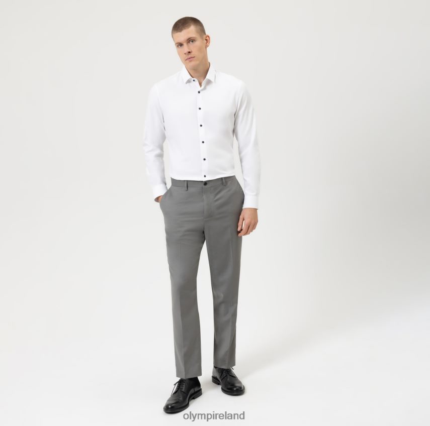 Clothing OLYMP No. Six 24/Seven Super Slim, Business Shirt, Modern Kent, White 24L84680