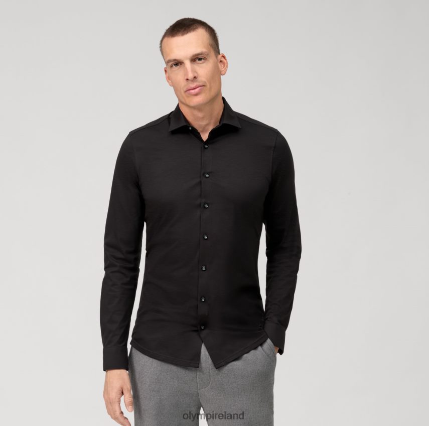 Clothing OLYMP No. Six 24/Seven Super Slim, Business Shirt, Urban Kent, Black 24L846109