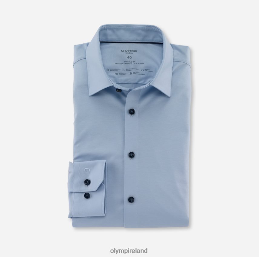 Clothing OLYMP No. Six 24/Seven Super Slim, Business Shirt, Urban Kent, Light Blue 24L84637