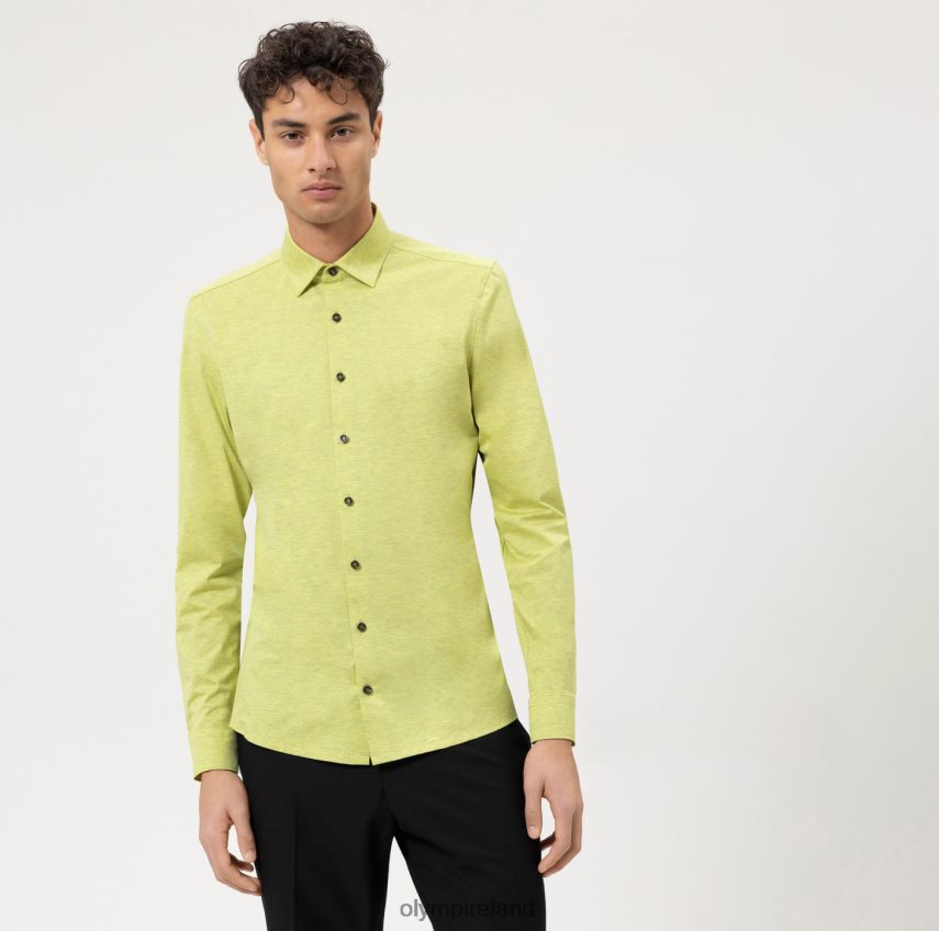 Clothing OLYMP No. Six 24/Seven Super Slim, Business Shirt, Urban Kent, Light Green 24L846150