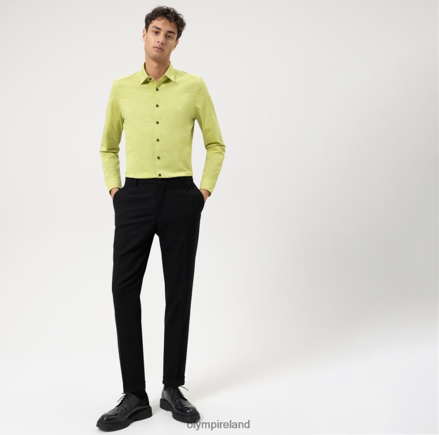 Clothing OLYMP No. Six 24/Seven Super Slim, Business Shirt, Urban Kent, Light Green 24L846150