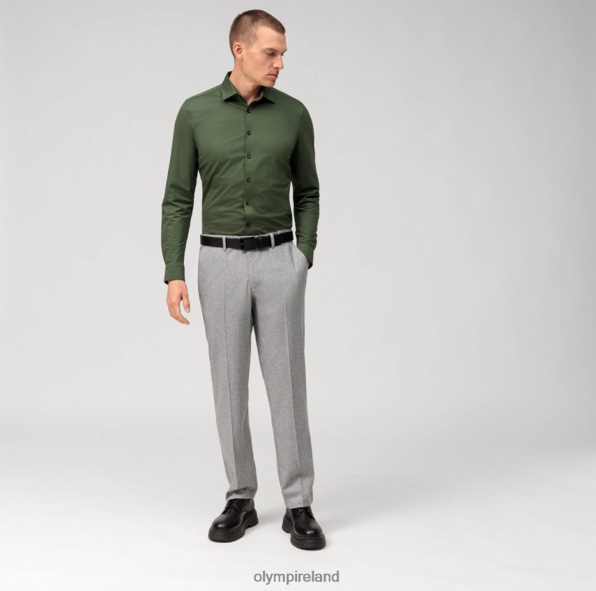 Clothing OLYMP No. Six 24/Seven Super Slim, Business Shirt, Urban Kent, Putty 24L84641