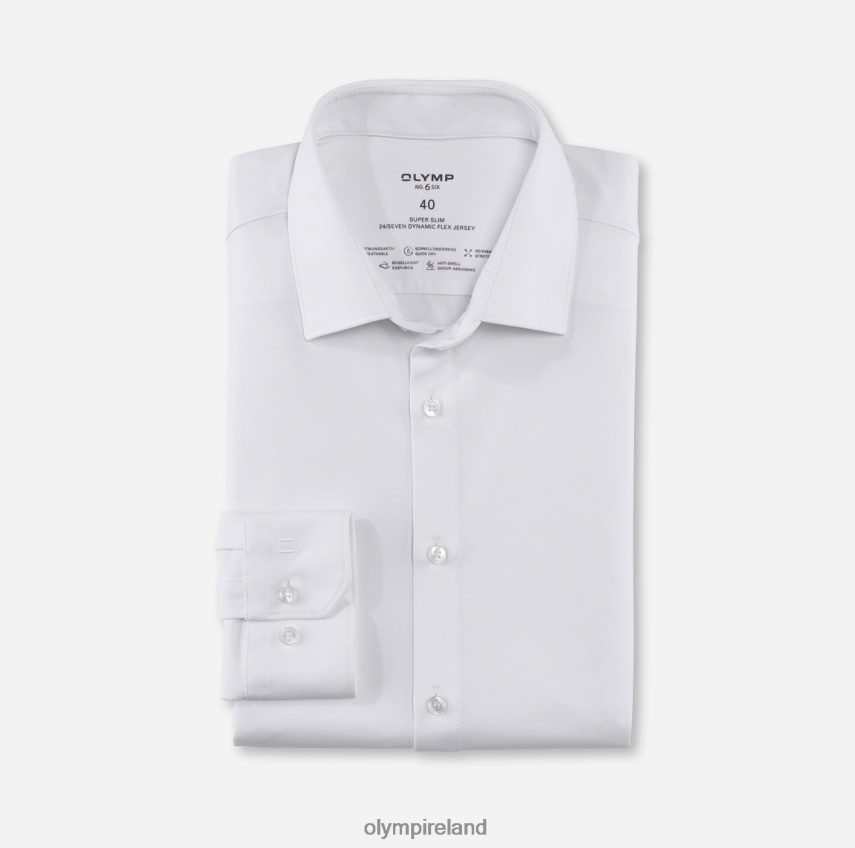 Clothing OLYMP No. Six 24/Seven Super Slim, Business Shirt, Urban Kent, White 24L8462