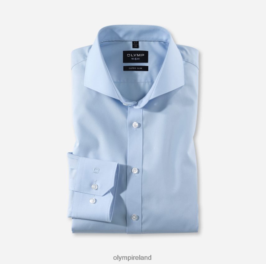 Clothing OLYMP No. Six Super Slim, Business Shirt, Cutaway, Light Blue 24L846270