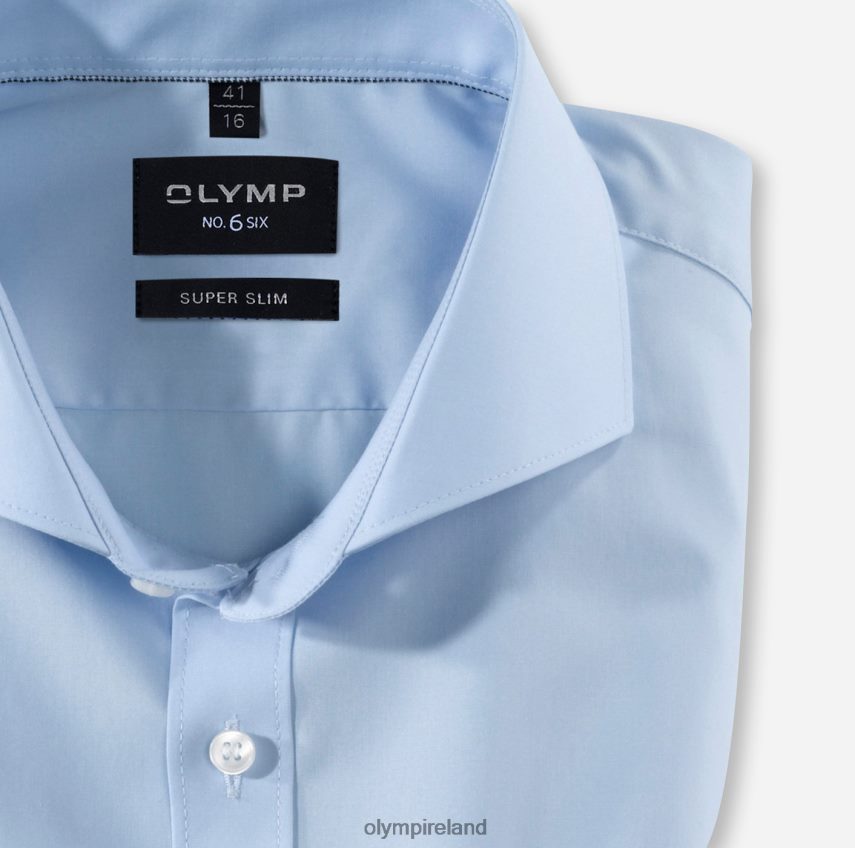 Clothing OLYMP No. Six Super Slim, Business Shirt, Cutaway, Light Blue 24L846270