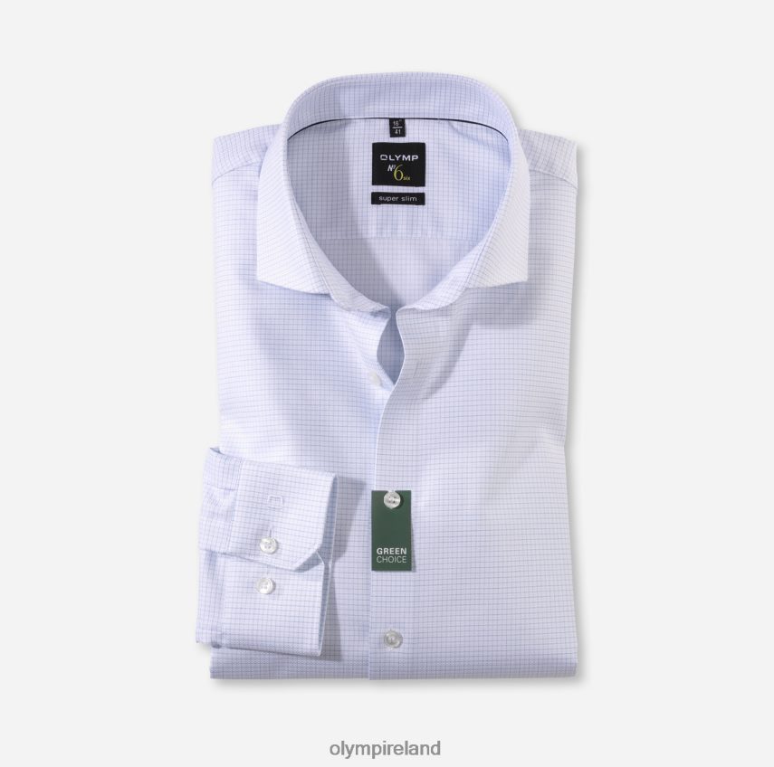 Clothing OLYMP No. Six Super Slim, Business Shirt, Long Sleeve Extra Long, Royal Kent, White 24L846296