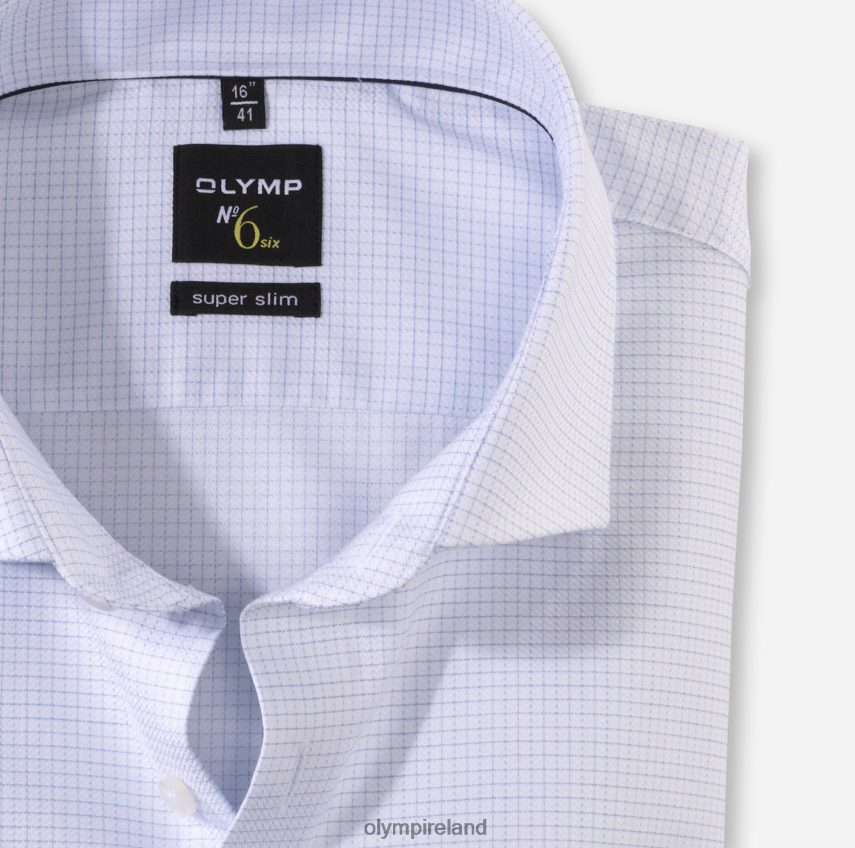 Clothing OLYMP No. Six Super Slim, Business Shirt, Long Sleeve Extra Long, Royal Kent, White 24L846296