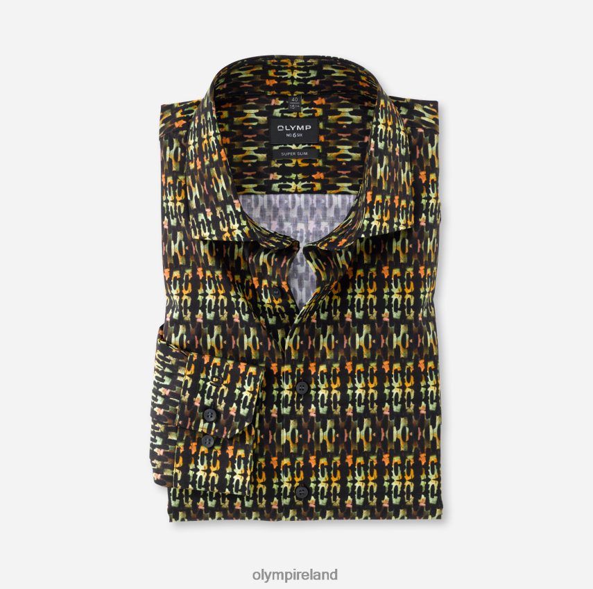 Clothing OLYMP No. Six Super Slim, Business Shirt, Modern Kent, Lime Green 24L846160