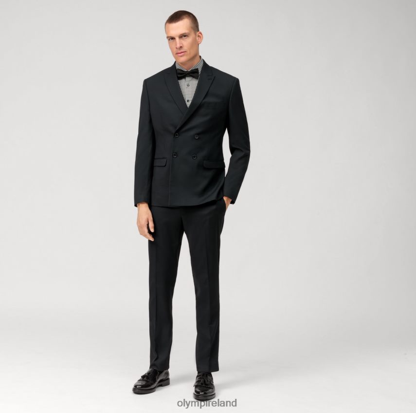 Clothing OLYMP No. Six Super Slim, Business Shirt, Modern Kent, Olive 24L846113