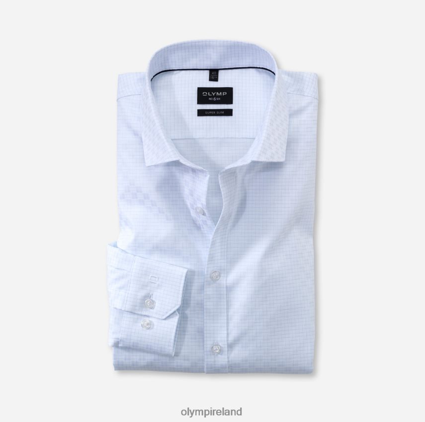Clothing OLYMP No. Six Super Slim, Business Shirt, Modern Kent, White 24L846239